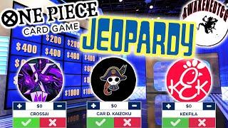 I Challenged CrossAi, Car D. Kaizoku, & Kekfila to Play One Piece Card Game Trivia!