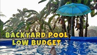 LOW BUDGET Swimming Pool | Backyard BANANA Pool | Juan Civilian's Life in the Province of Bukidnon