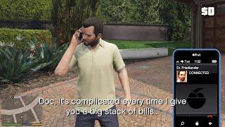 3 Secret Phone Calls To Dr. Friedlander If Michael Has No Money - GTA 5