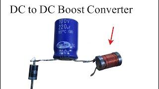 How to make a DC to DC boost converter