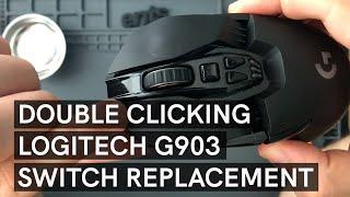 Double clicking Logitech G903 Switch Replacement -- Full guide, no cuts! Most annoying mouse to open