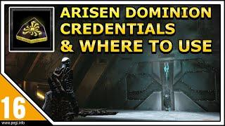 𝐇𝐄𝐋𝐋𝐏𝐎𝐈𝐍𝐓 Arisen Dominion Credentials Location - And What It Opens [Sohn Secrets]