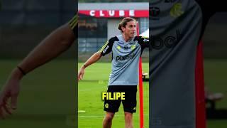 O PRIMEIRO TREINO de FILIPE LUÍS como TÉCNICO do FLAMENGO!️ #flamengo #mengo #shorts #mengo #crf