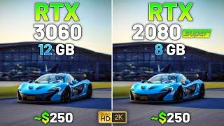 10 Games on RTX 3060 vs RTX 2080 SUPER in 2024 - 1440p