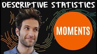 What are "moments" in statistics? An intuitive video!