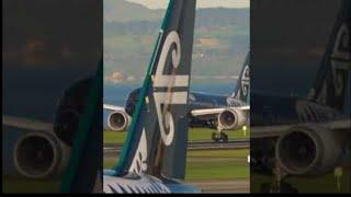 Air New Zealand All Black Boeing 787 Takeoff from Auckland Airport️Aircraft status Shorts Video