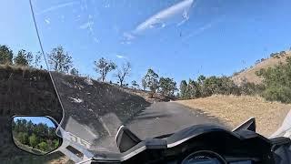 Yamaha FJR 1300 2017, exiting a rally in Oz  ( Australia )  No music or subtitles. 1500 KM covered.