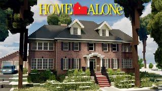 I Accurately Built the Home Alone House in Minecraft