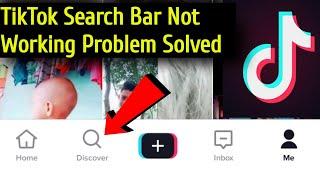 Fix Tiktok Search Bar Not Working | I Can't Search On Tiktok