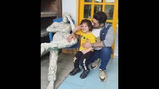 Cute video of Muneeb butt and Amal Muneeb #aimankhan #shorts #ytshorts #officialaimanshorts