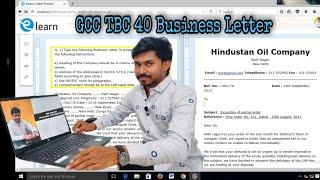 GCC TBC 40 WPM Business Letter Formatting For Computer Typing