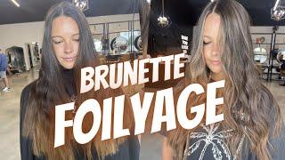 BRUNETTE FOILYAGE | JZ STYLES