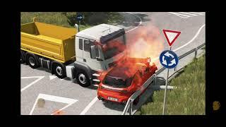 broken Traffic lights crashes |  BeamNG.drive