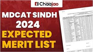 Sindh MDCAT 2024 Expected Merit List After Reconduct