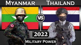 Myanmar vs Thailand Military Power Comparison 2022 | Global Power