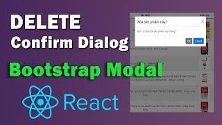 Delete Confirmation Modal in ReactJS