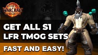 How to Get All Season 1 LFR TMOG Sets Fast & Easy! | WoW TWW Guide