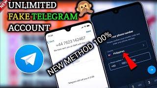 Unlimited Telegram Account Create New Working Tricks 2024.