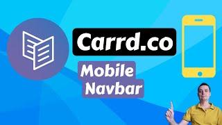 How to Create A Carrd.co Mobile Responsive Navbar