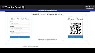 QR Code Generator In PHP With Source Code