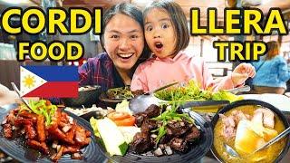 Filipinos Eat PIG'S BLOOD SAUSAGE in BAGUIO Philippines! Filipino Food in the Cordillera Mountains