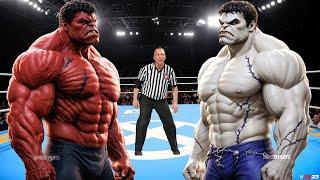 RED HULK VS WHITE HULK - EPIC BATTLE