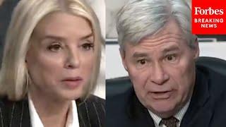 'If You Haven't Learned Yet, I'm Pretty Strong': Pam Bondi Takes Questions From Sheldon Whitehouse