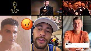 Football Players React To Lionel Messi Winning His 7th Ballon d'Or