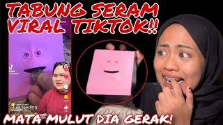 TABUNG PALING SERAM VIRAL TIKTOK‼️ MATA MULUT DIA BERGERAK!!