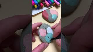 Easy Rock Painting Design Ideas.Stone art painting