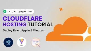 [FREE] Host React Projects in 3 Minutes on CLOUDFLARE | Step By Step Hosting Tutorial | React Vite