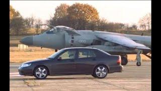 Top Gear - Saab 9-5 Aero vs Harrier Jet - (S3E3)