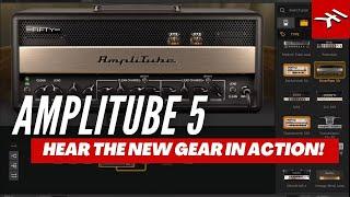 AmpliTube 5 gear in action - hear the sound of the new gear in action