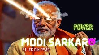 MODI SARKAR ATTITUDE STATUS ||Modi ke samachar||FT:-EK DIN PYAR||Modi ji|#jaishreeram#shorts#modi