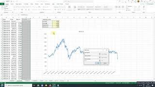 Standard deviation chart rolling window