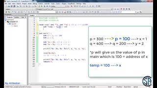 C Program To Swap Two Numbers using Pointers   Example   Must Watch