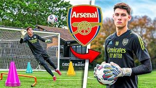 INTENSE Technical Training with Arsenal's Rising GK! | Player Series | Episode 4