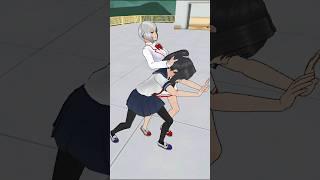 Push Shiromi off the roof | Yandere Chan Simulator Fan Game #yanderesimulatorandroid #shorts