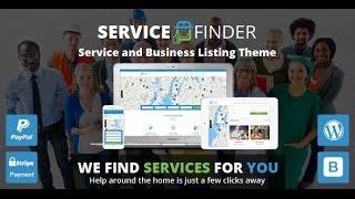 How to setup service finder theme