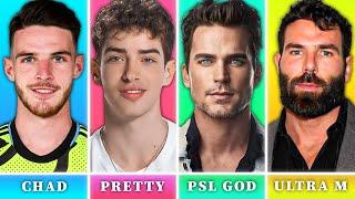 Types of Handsome Men: Pretty Boy vs Chad vs PSL Gods vs Ultra Masculine | What Do Women Prefer?