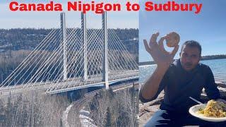 Nipigon bridge | Canada | Our Canada Malayalam Vlog 