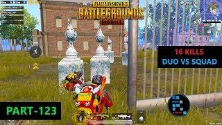 PUBG MOBILE | AMAZING 16 KILLS DUO VS SQUAD IN WINTER MODE