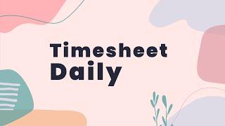 Timesheet (Daily) | Apploye