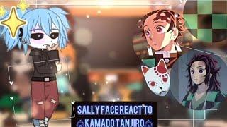 《Sally face react to Kamado Tanjiro as new resident of the addison apartment》