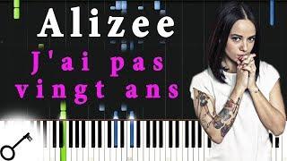 Alizee - J'ai pas vingt ans [Piano Tutorial] Synthesia | passkeypiano