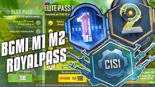 BGMI M1 AND M2 ROYALPASS IS HERE | BGMI M1 ROYALPASS LEAKS | BGMI M1 ROYALPASS PRICE