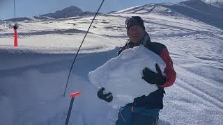 Quick practical look at the persistent weak layer(s) in place at the moment 08/01/2021 Tignes