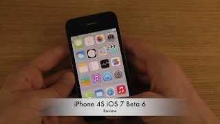 iPhone 4S iOS 7 Beta 6 - Review