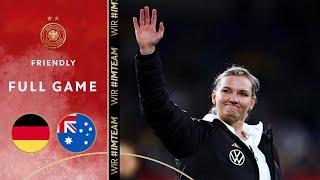 Germany vs. Australia | Full Game | International Friendly