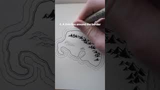 How to draw a classic fantasy map in 20 minutes